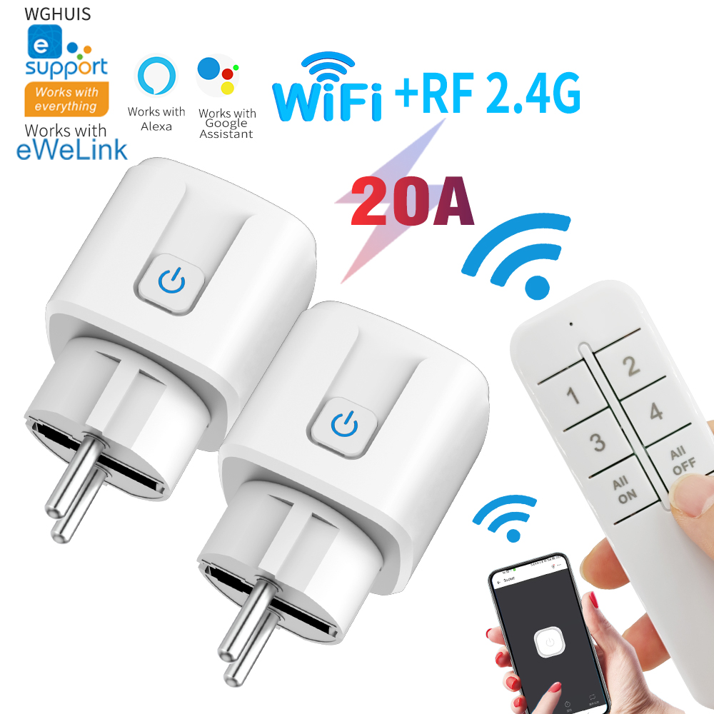 Smart Wall Socket - EWeLink 20A WiFi Smart Socket Wireless