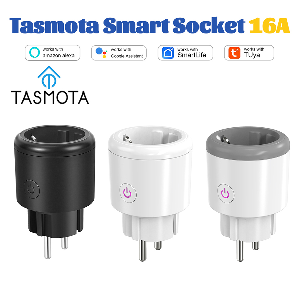 Smart Wall Socket - Tasmota EU Smart Plug 16A with