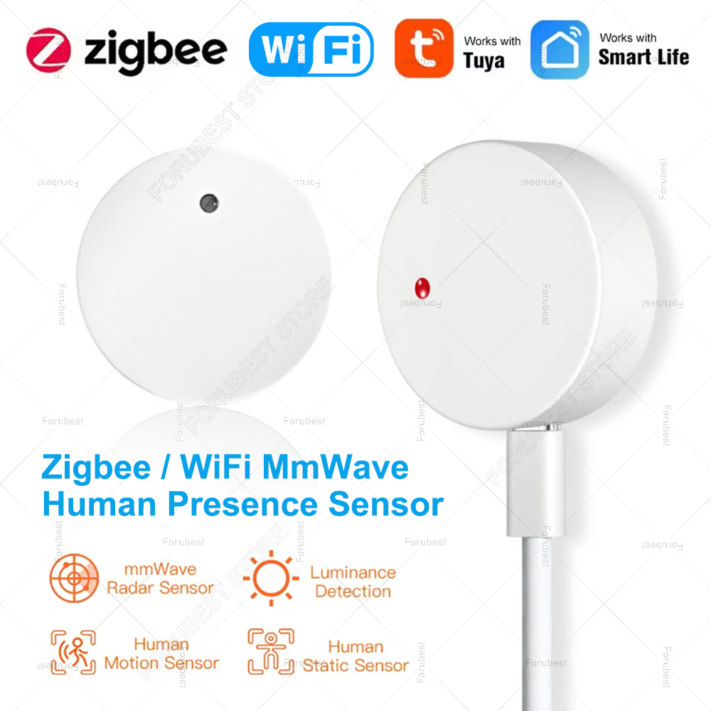 Smart Home Zigbee Gateway - ZigBee Wifi MmWave Human Presence Motion