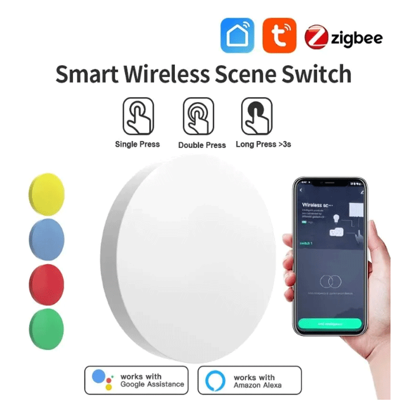 Tuya ZigBee Smart Wireless But - Smart Home Google recension och pris
