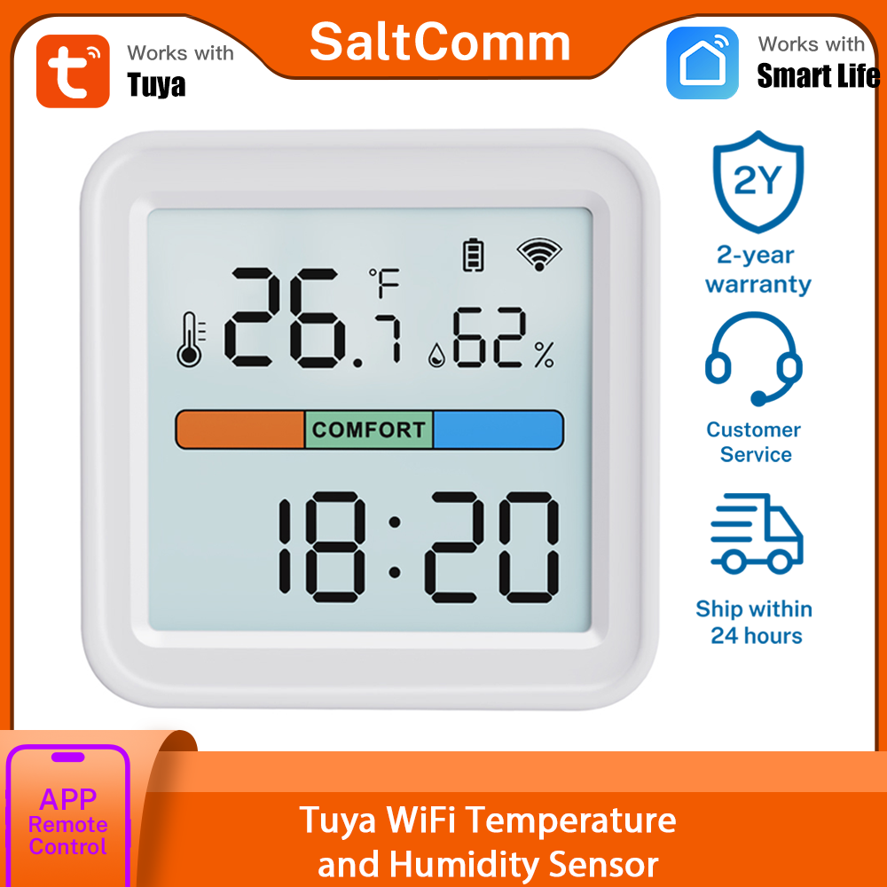 Tuya New WiFi Temperature Humi - Smart Home Google recension och pris
