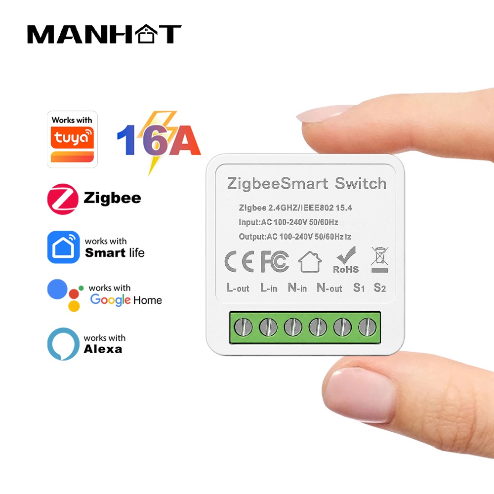 Manhot ZigBee 3.0 Switch Modul - Smart Home Google recension och pris