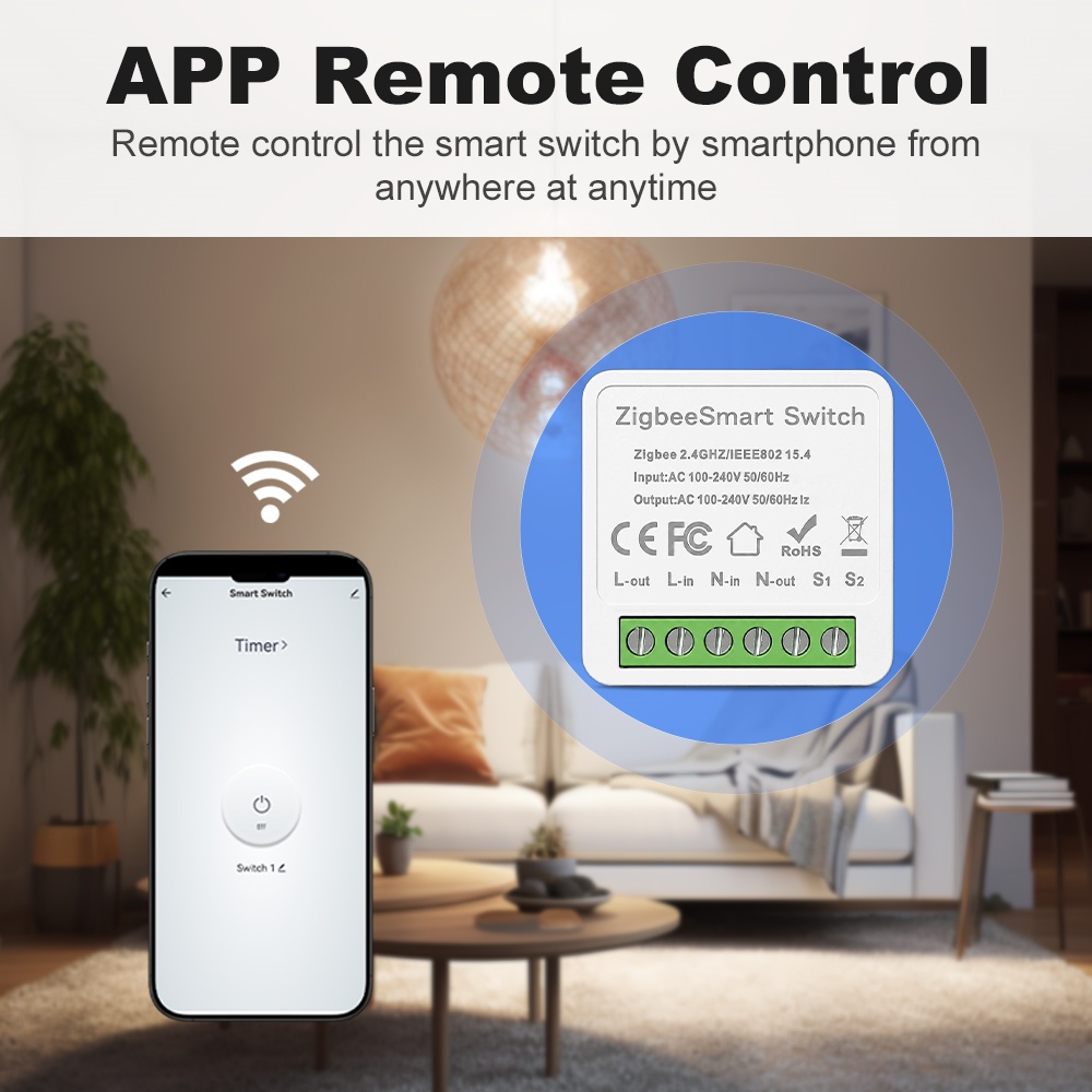Manhot ZigBee 3.0 Switch Modul - Smart Home Google recension och pris