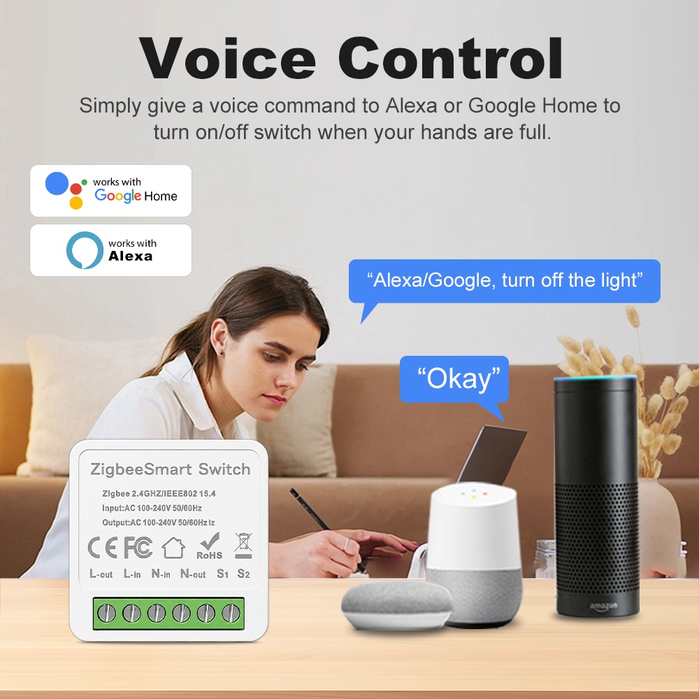 Manhot ZigBee 3.0 Switch Modul - Smart Home Google recension och pris