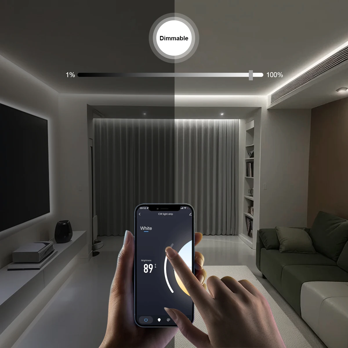 Zigbee 3.0 CCT 2700K-6500K Dim - Smart Home Zigbee Gateway recension och pris