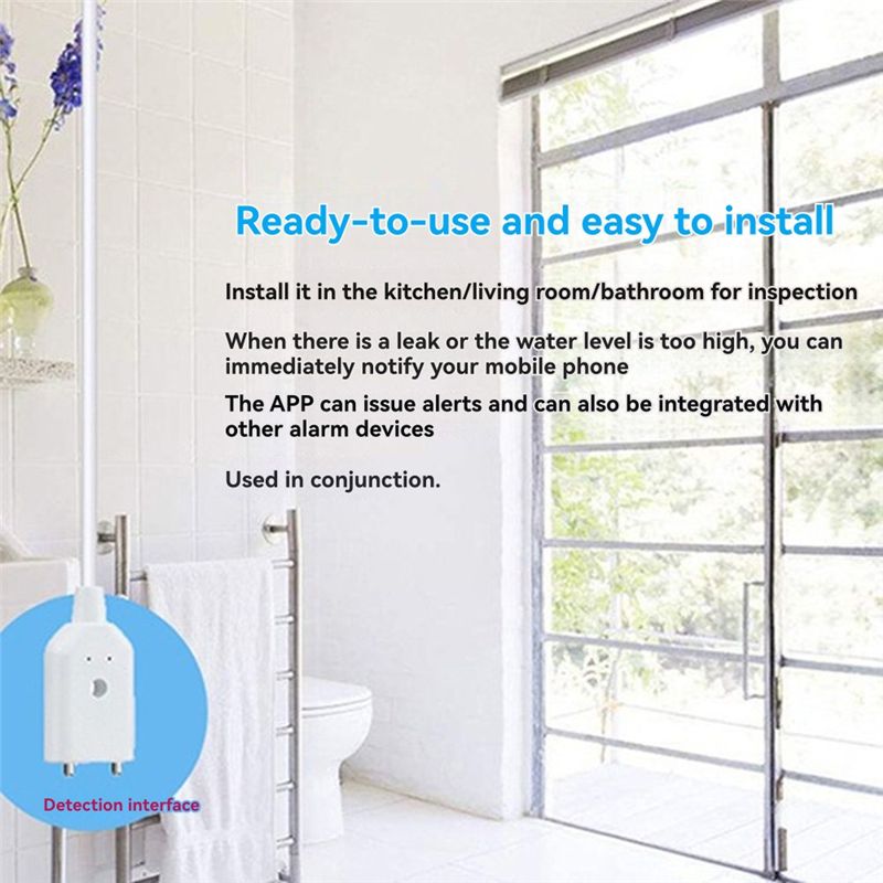 [NEW A09R!】 Tuya Wifi Smart Wa - Wifi Water Sensor recension och pris