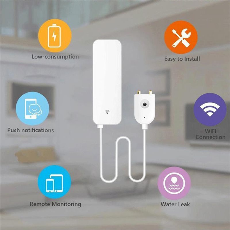 SYW-Tuya WIFI Water Overflows  - Wifi Water Sensor recension och pris