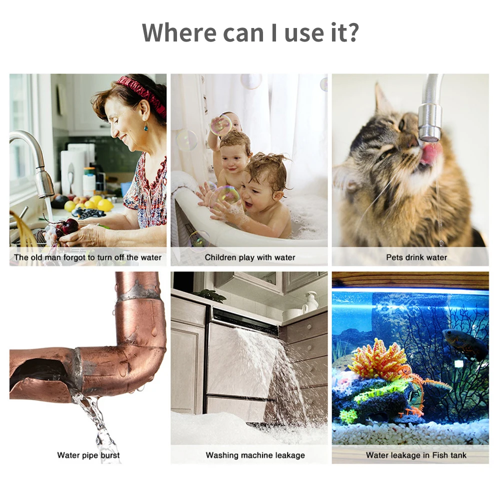Tuya WiFi Zigbee Water Sensor  - Wifi Water Sensor recension och pris