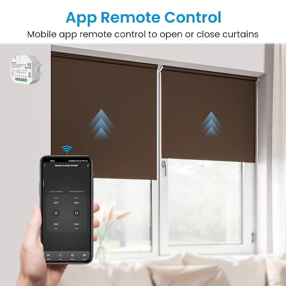 Smart Curtain Switch for Rolle - Smart Home Google recension och pris