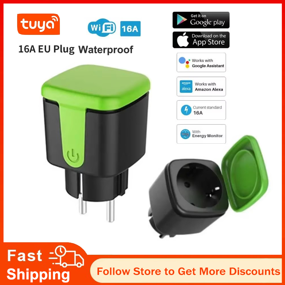 Tuya EU 16A WiFi Smart Waterpr - Smart Home Google recension och pris