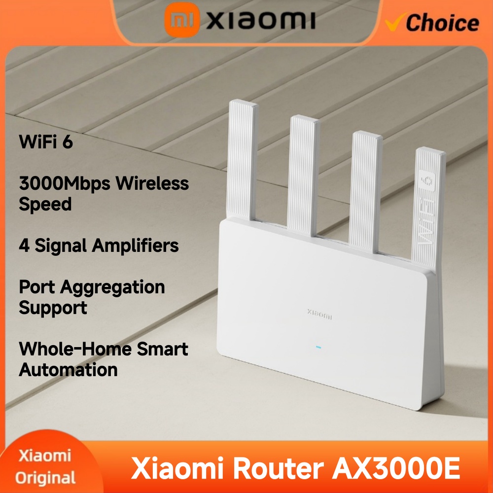 Xiaomi AX3000E WiFi 6 Router 3 - Smart Home Zestaw recension och pris