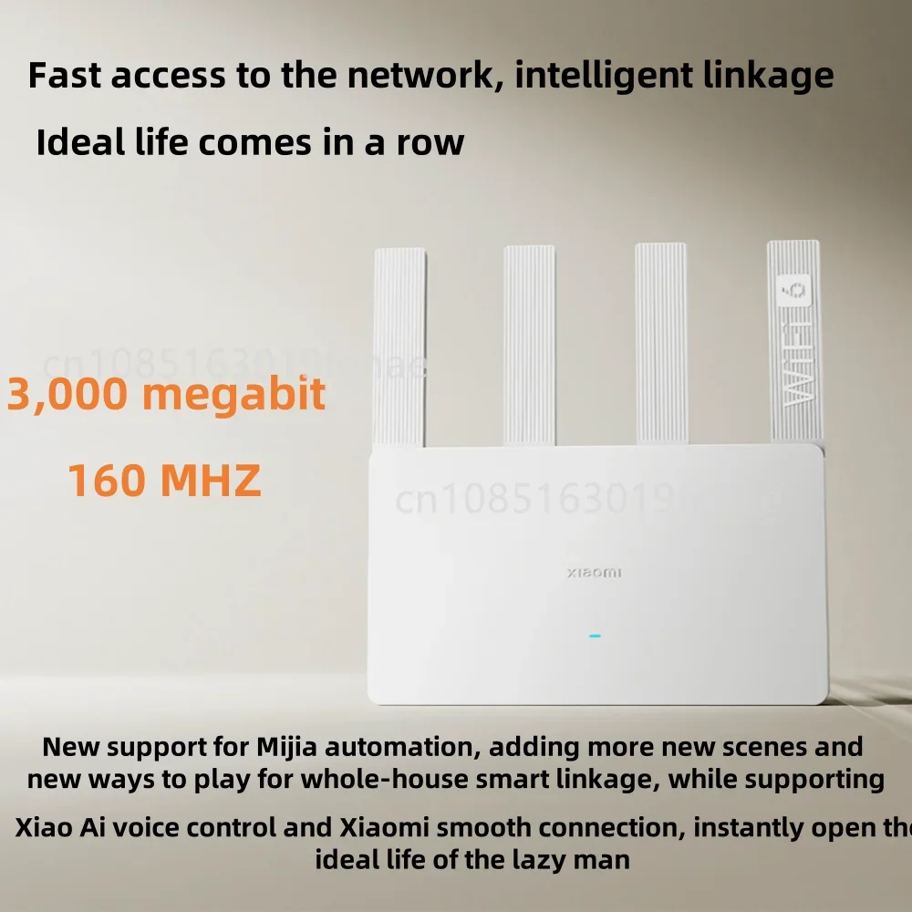 Xiaomi AX3000E WiFi 6 Router 3 - Smart Home Zestaw recension och pris