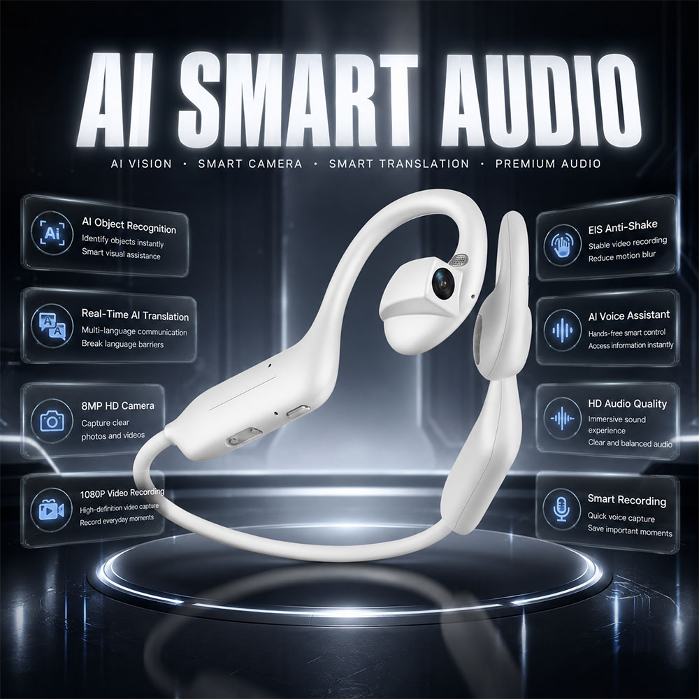 NEW 1080P UHD Bluetooth Earpho - Smart Home Google recension och pris