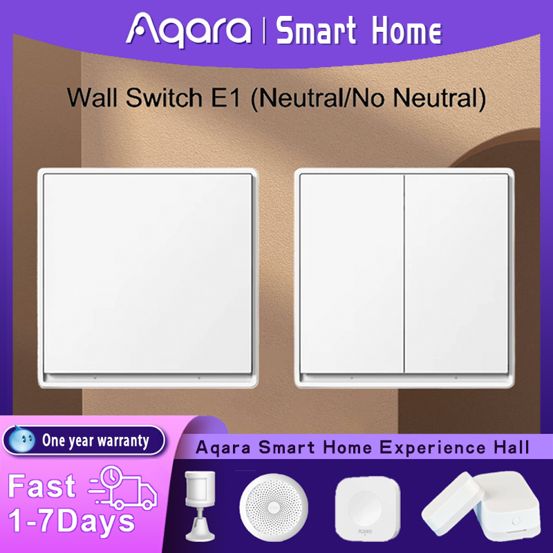 Original Aqara Wall Switch E1  - Smart Home Zestaw recension och pris