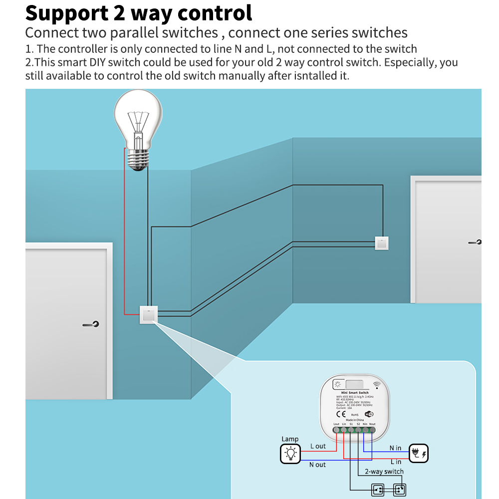 Tuya WiFi Smart Self-Powered L - Smart Home Google recension och pris