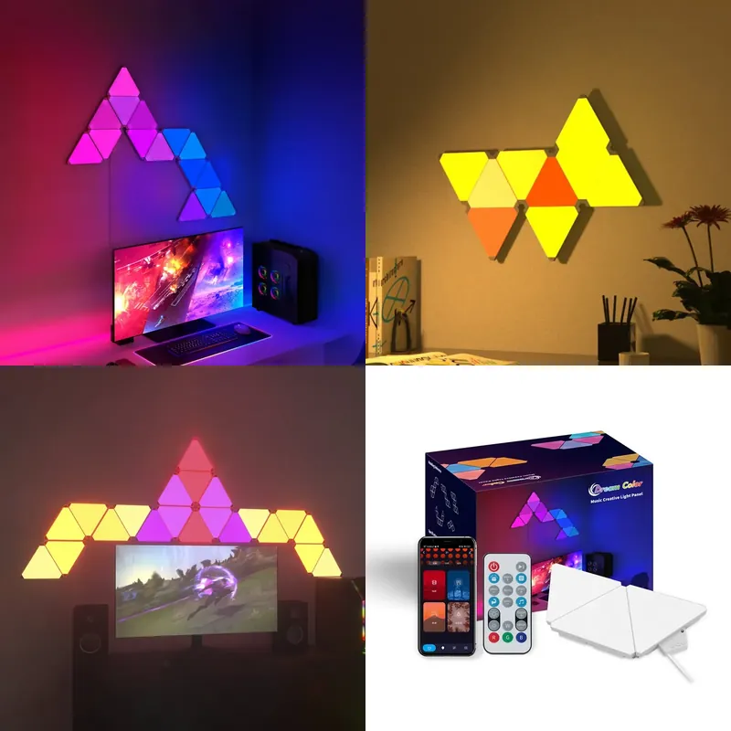 Banqcn Triangle LED Gaming Set - Smart Home Google recension och pris