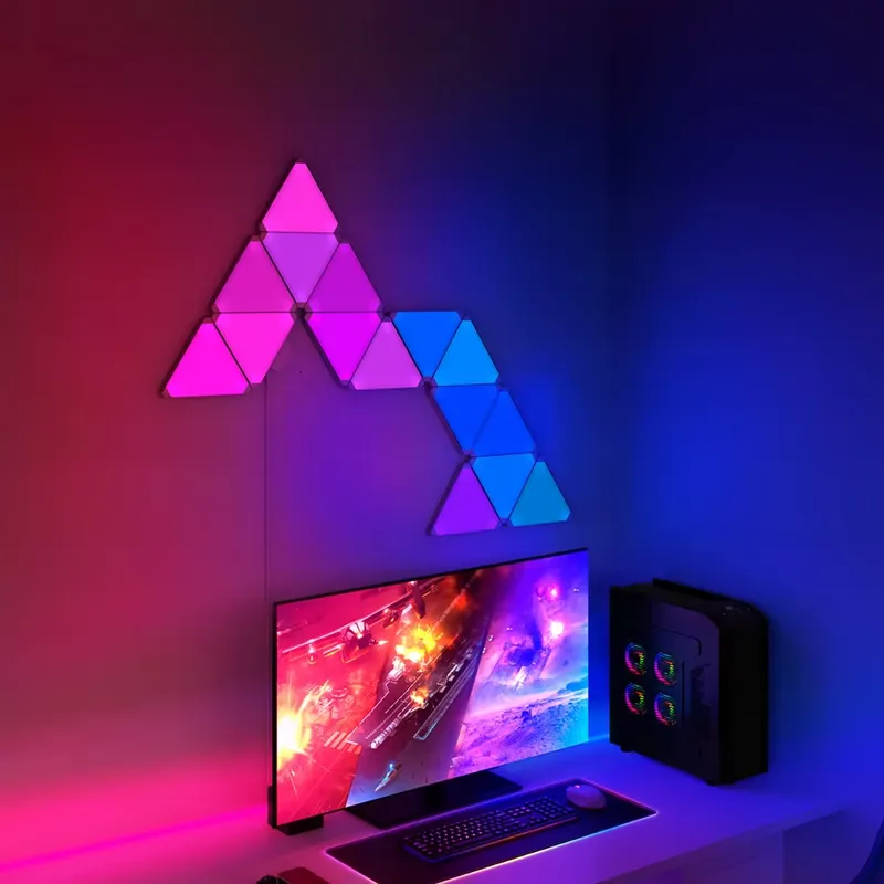 Banqcn Triangle LED Gaming Set - Smart Home Google recension och pris
