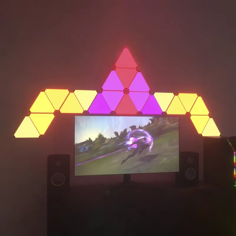 Banqcn Triangle LED Gaming Set - Smart Home Google recension och pris